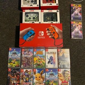 Nintendo Switch V2 Games / Controllers Included